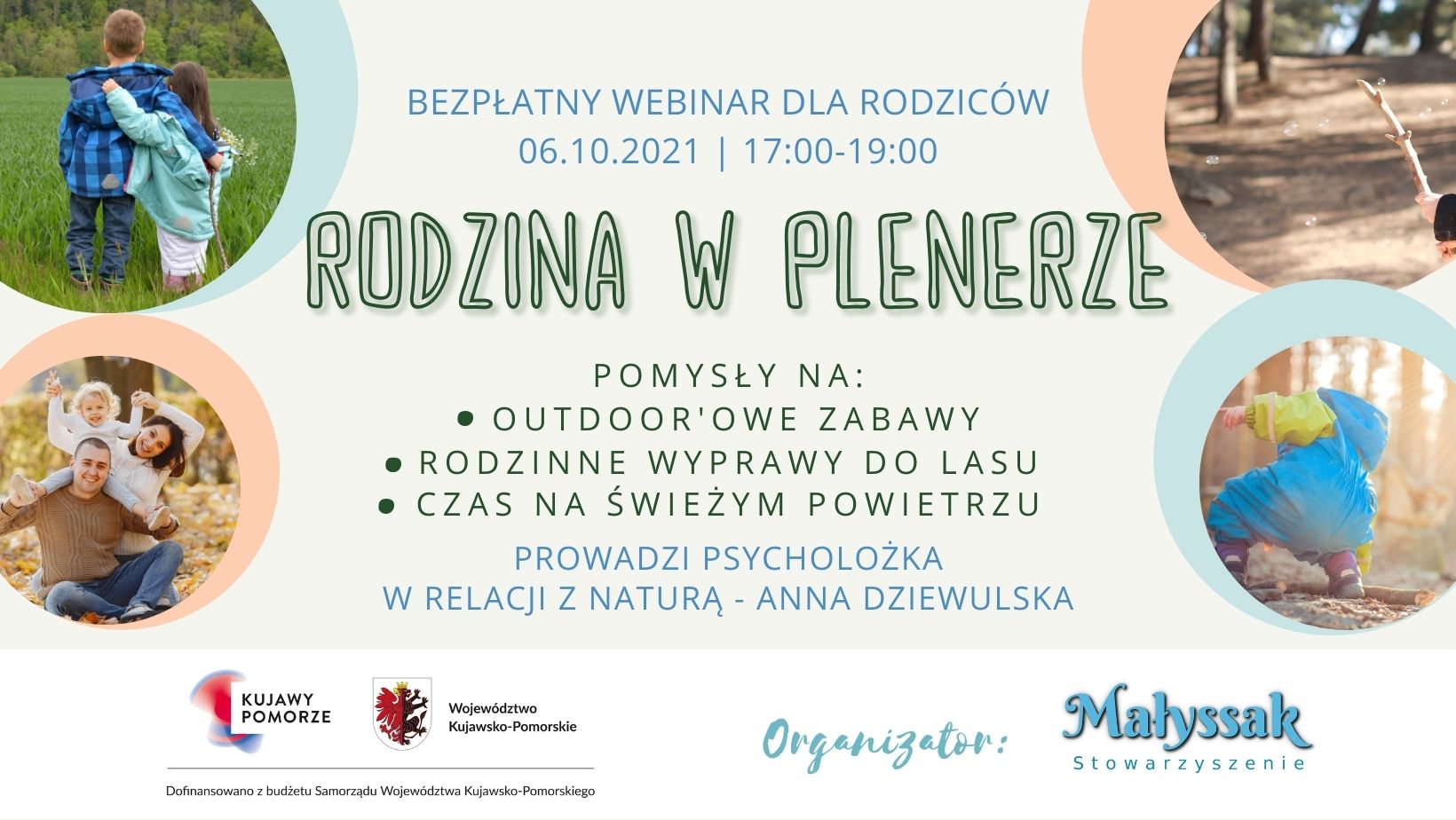 Baner webinaru Rodzija w plenerze
