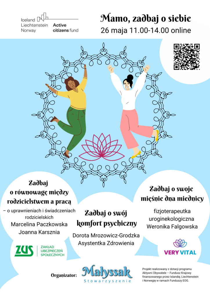 26 maja - Mamo zadbaj o siebie - wydarzenie online